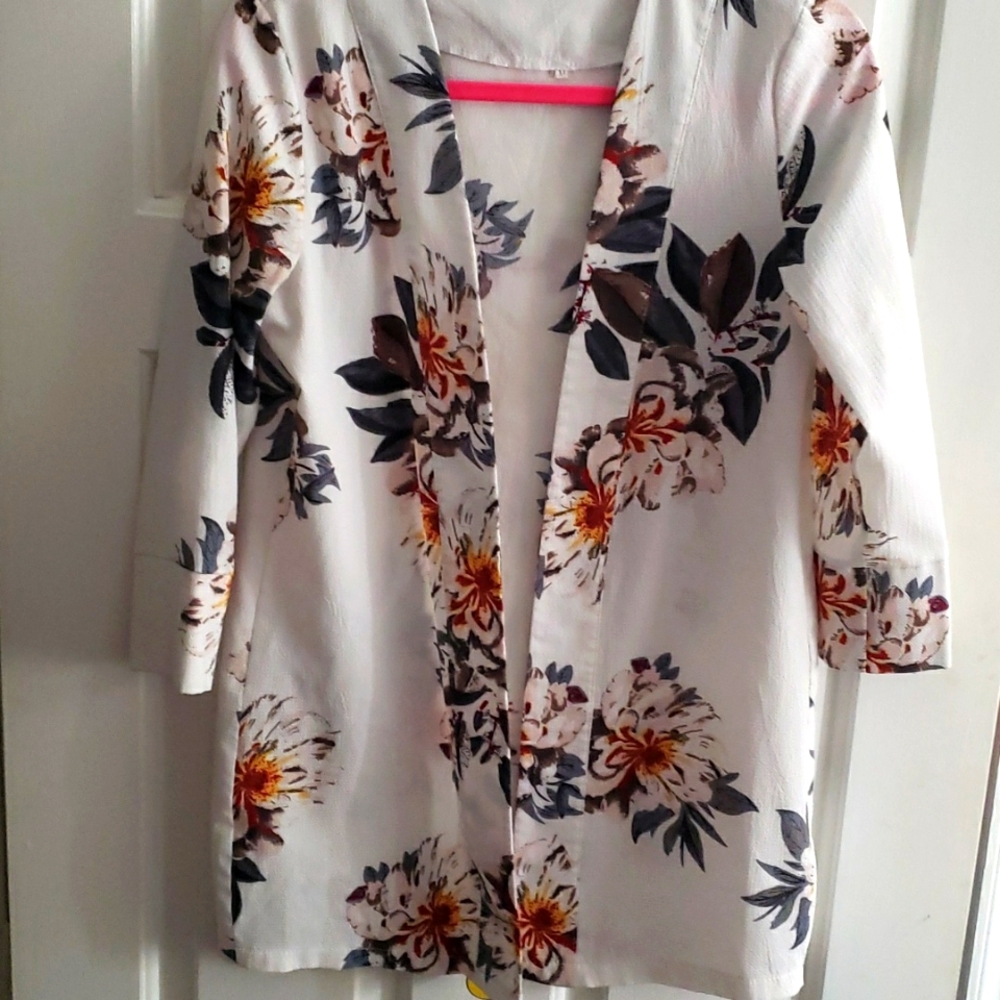 🟢M COTTON POLYESTER BLEND CARDIGAN/WRAP💙